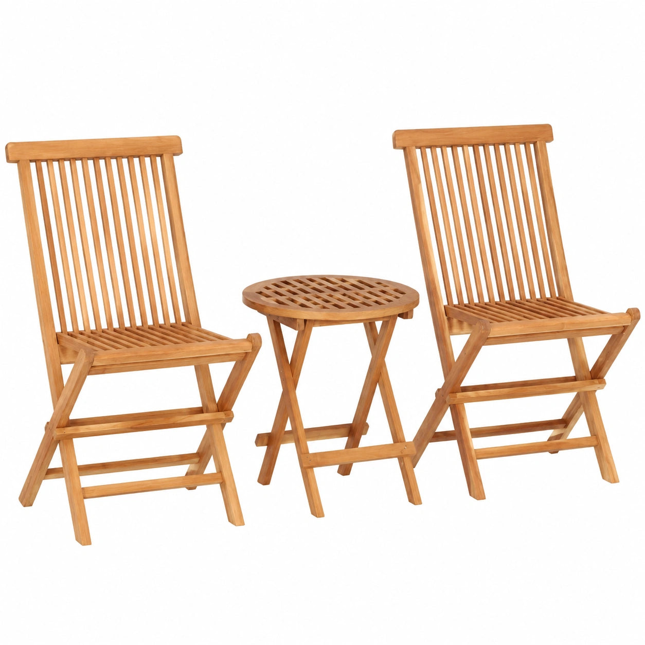 Salon de jardin, pliable, 3 pièces, pour la terrasse ou le jardin